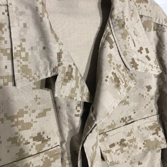 USMC Desert Marine Corp Camouflage Cotton FROG Combat Jacket - Small Regular - Picture 8 of 9
